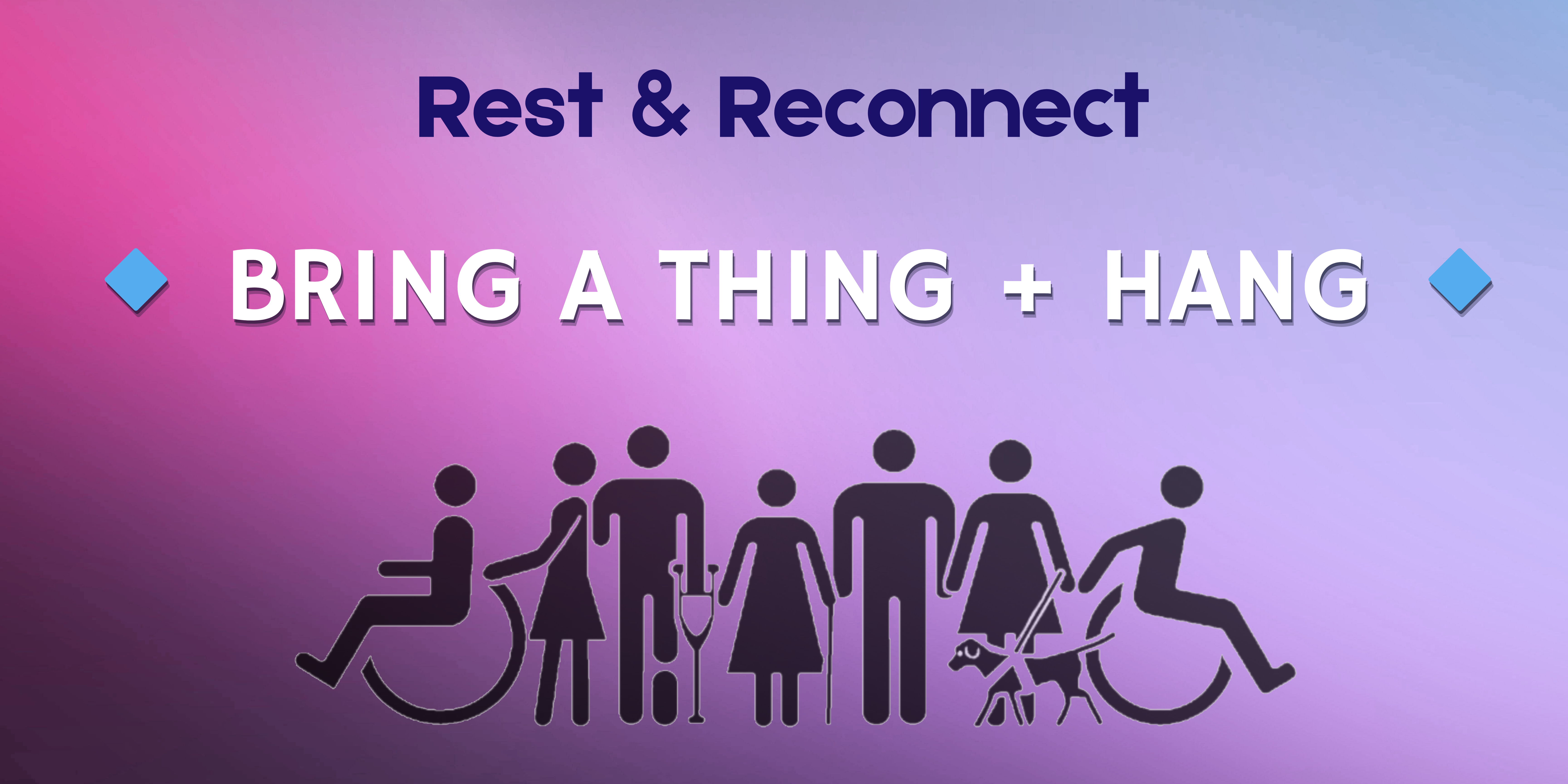 Bring a Thing + Hang January session event poster